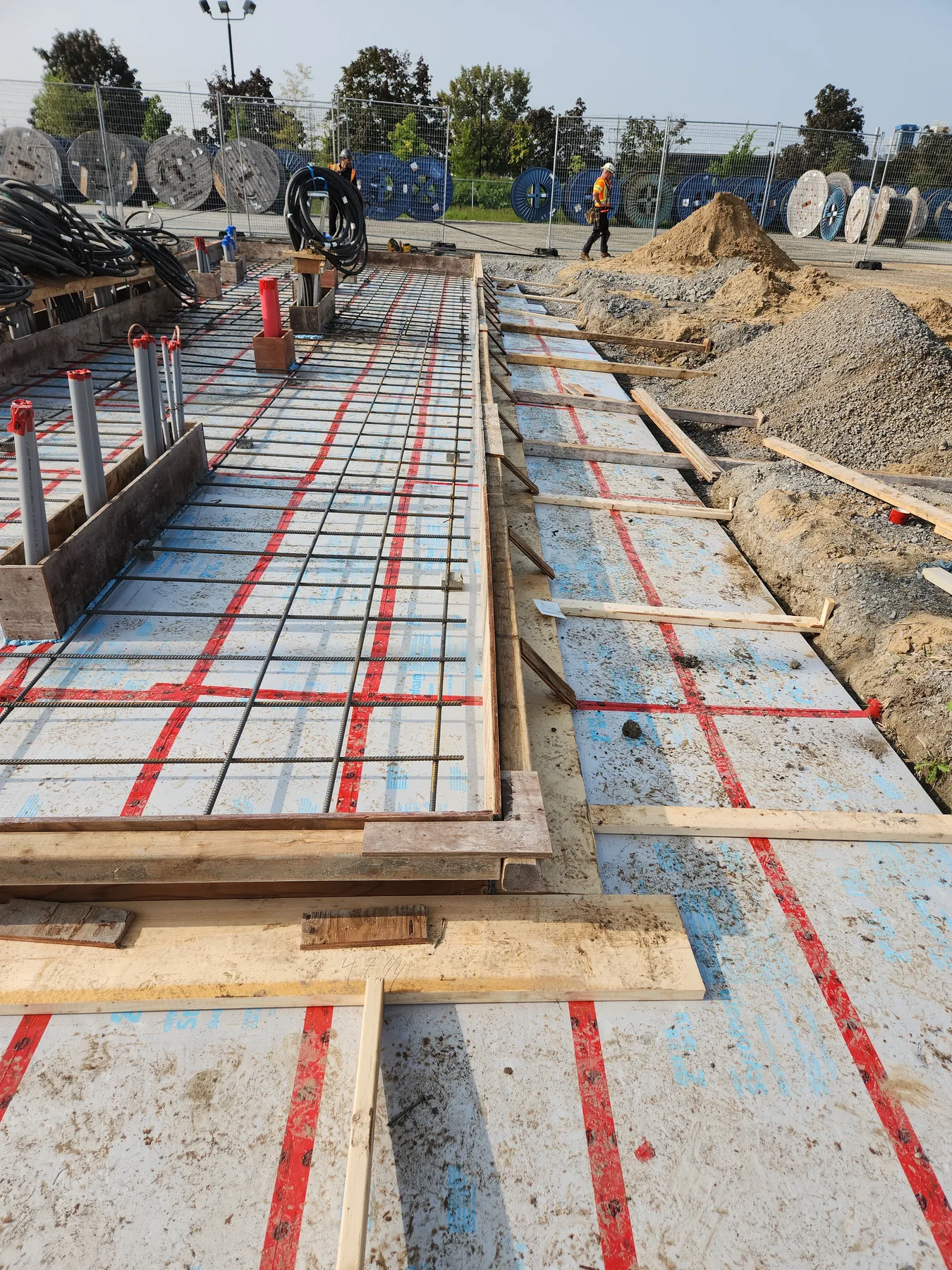 Hydro-Québec · Henri-Bourassa — Armatures et réseaux avant bétonnage